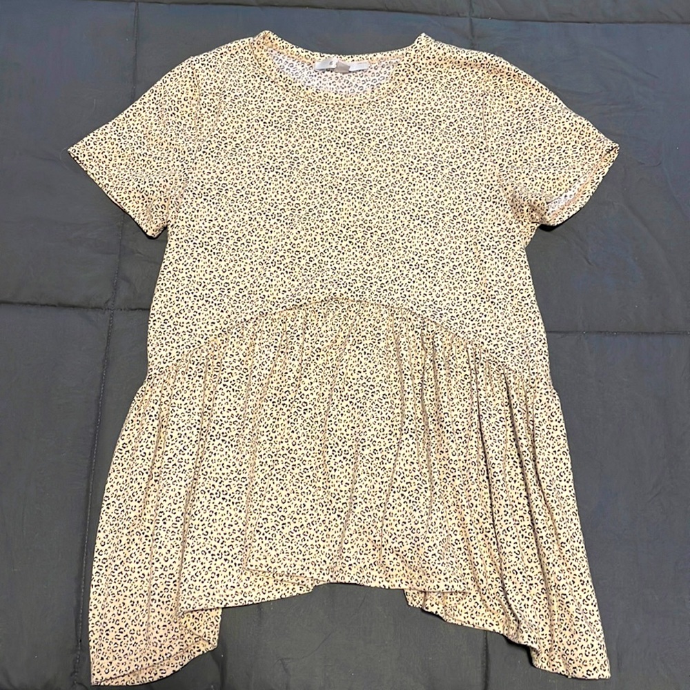 Leopard print blouse!